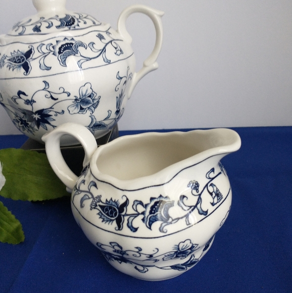 Vtg Double Phoenix Sugar Bowl & Creamer - Picture 3 of 8
